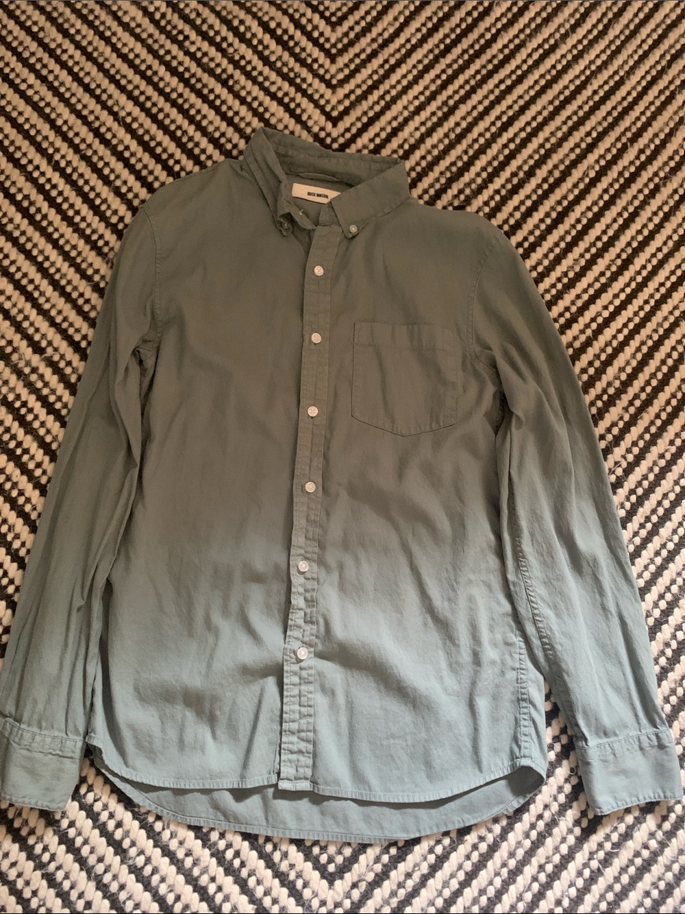 Buck Mason Green Button-Down Shirt| Size S